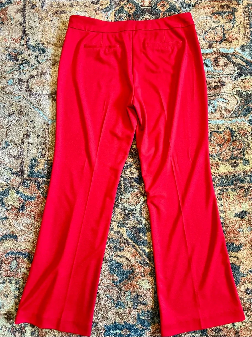 New York & Company Red Boot Cut Pants